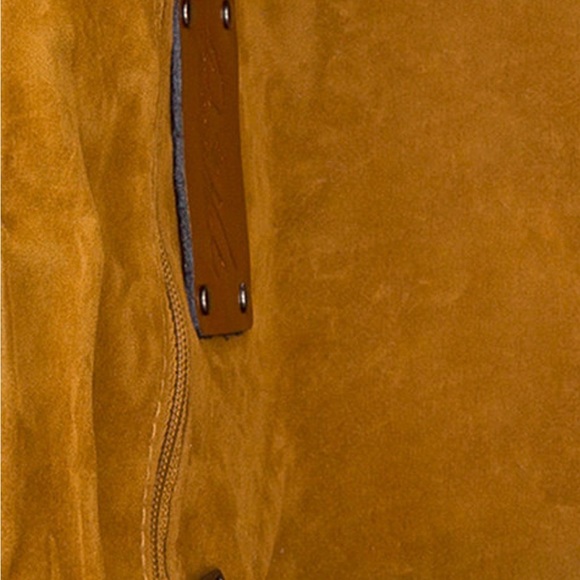 Floral Blue Leather Women's Bag - Picture 4 of 7